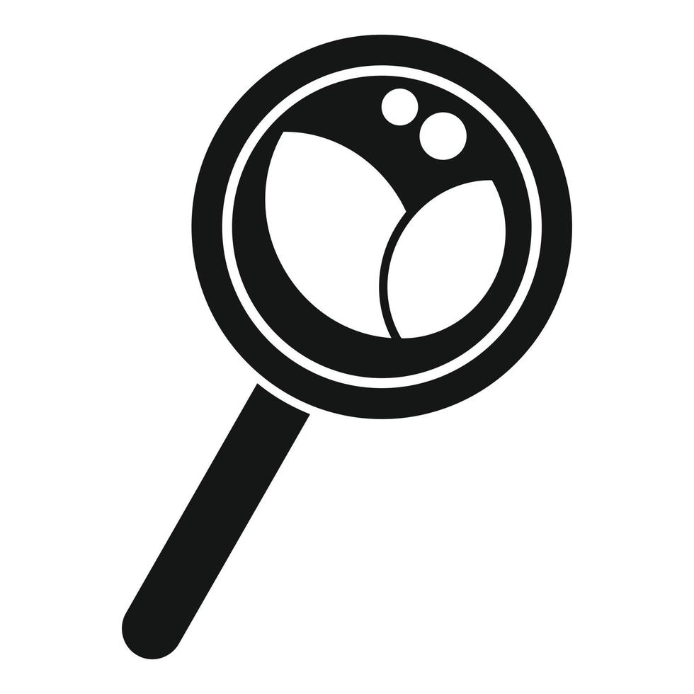 Search gmo plant icon simple vector. Agriculture food vector