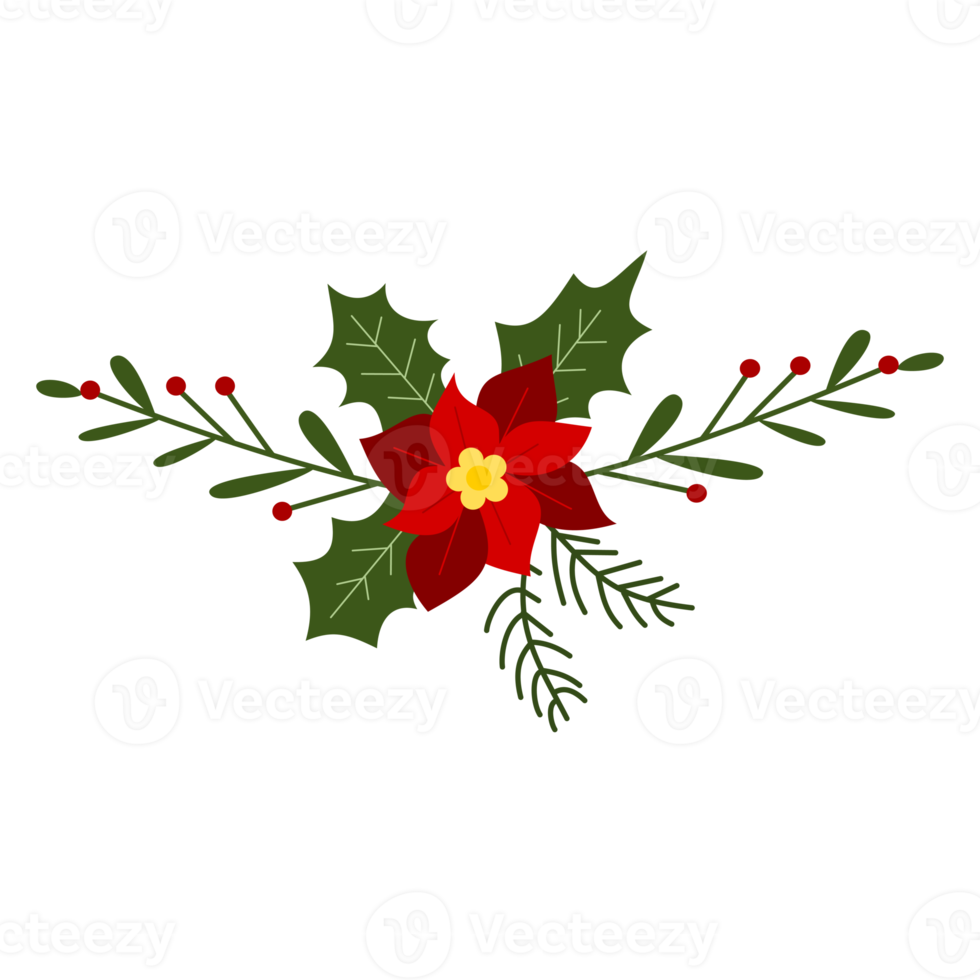 Christmas Wreath Ornament Illustration png