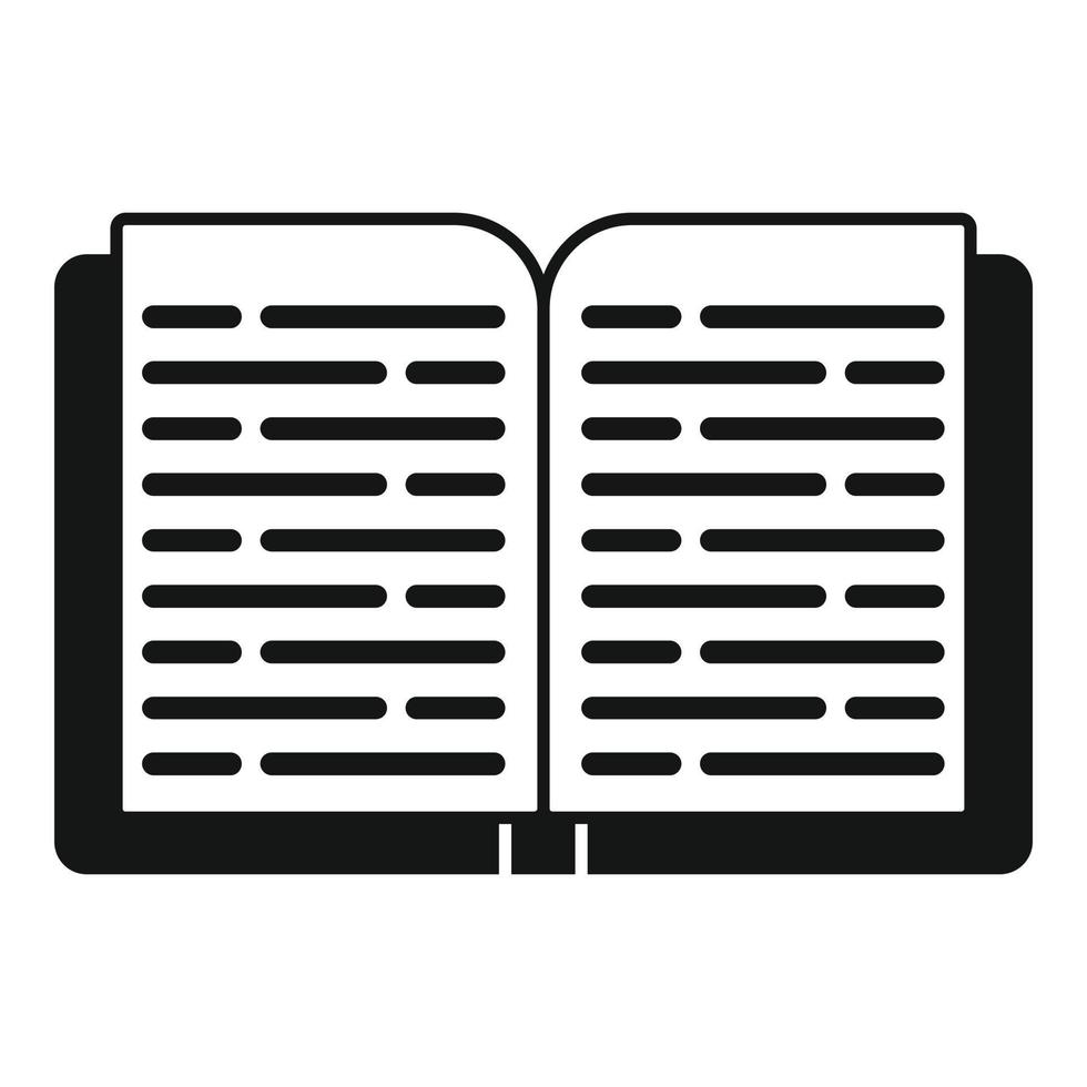 Read experience icon simple vector. Customer feedback vector