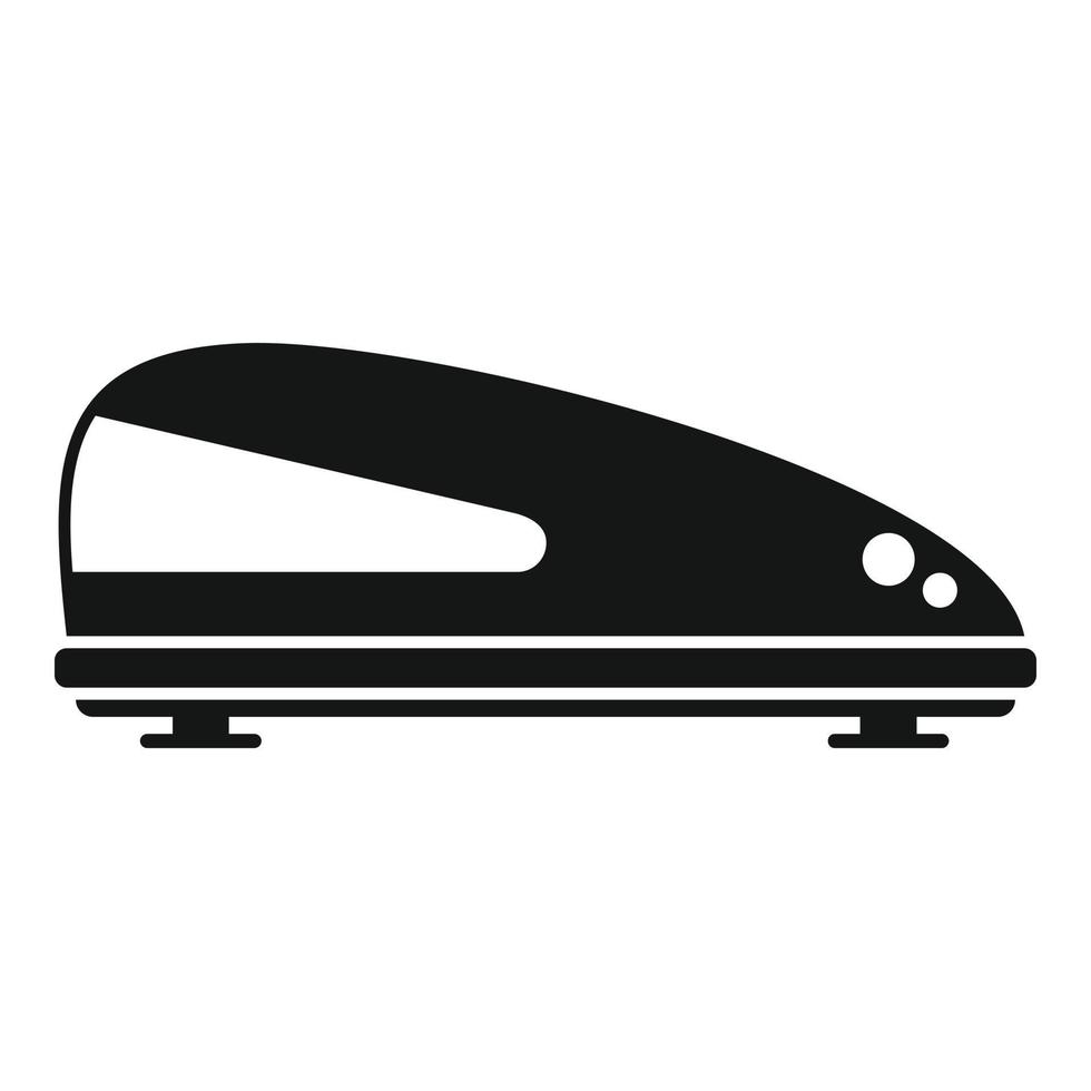 Cover roof box icon simple vector. Car trunk vector