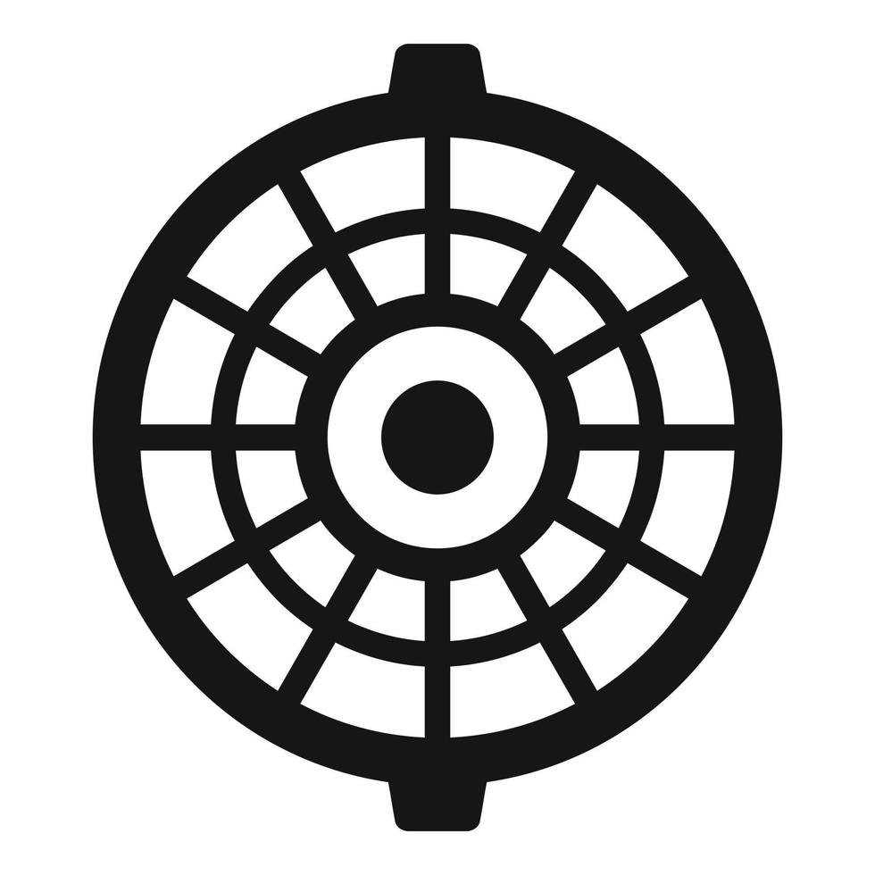 Sewage manhole icon simple vector. City road vector