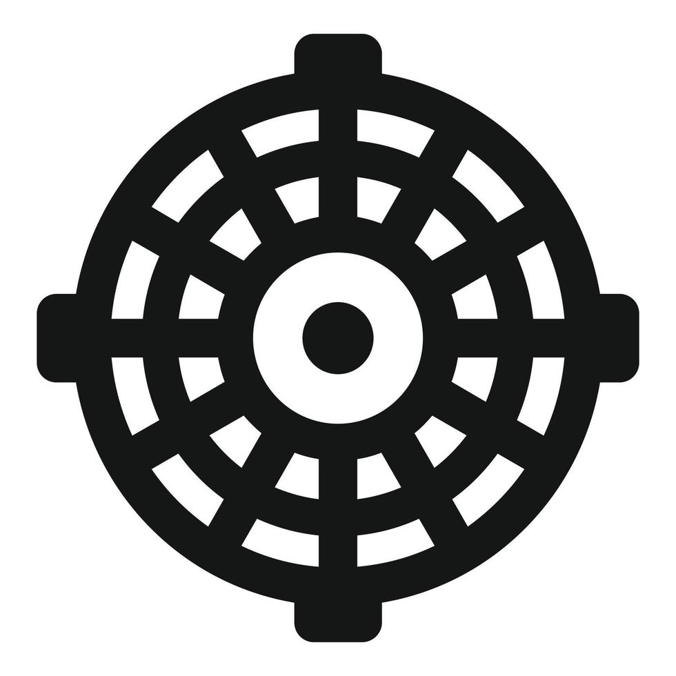 Manhole icon simple vector. Road city vector