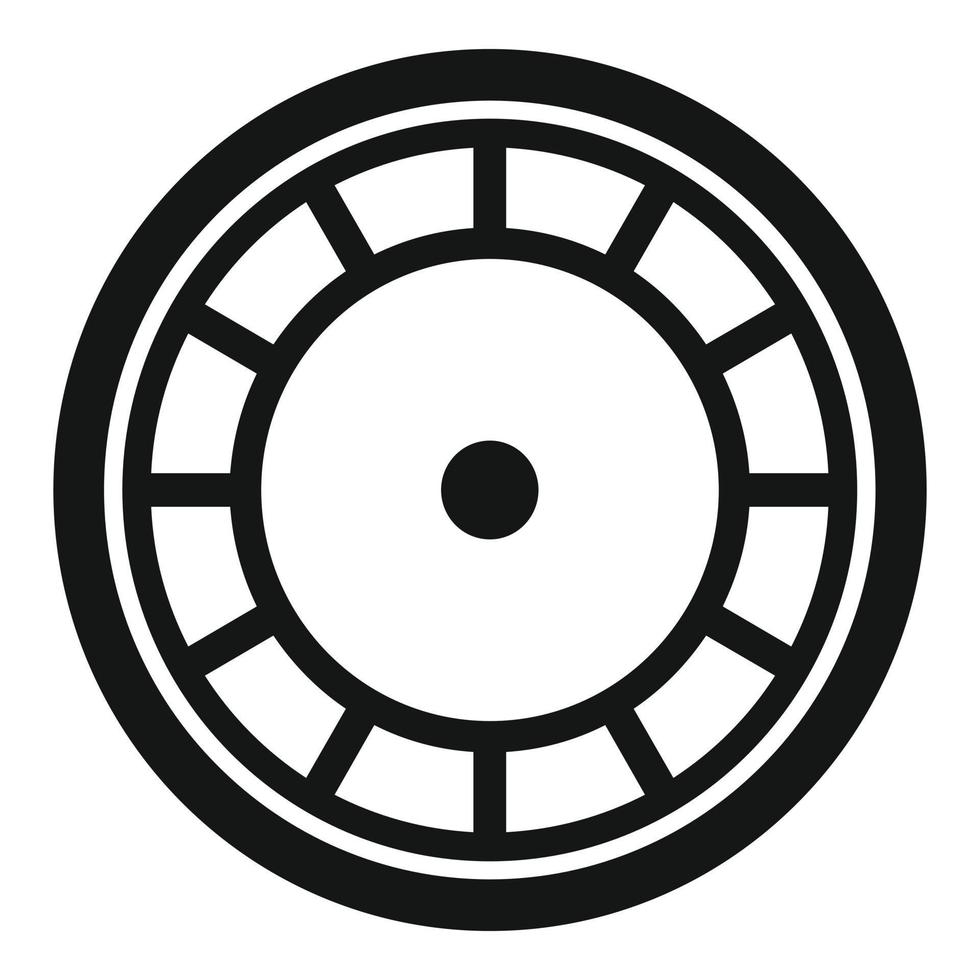 Metal manhole icon simple vector. City road vector