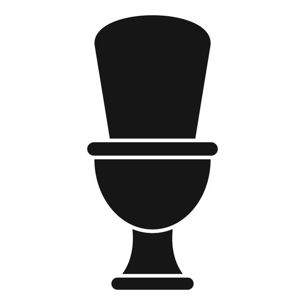 Modern toilet icon simple vector. Wc room vector