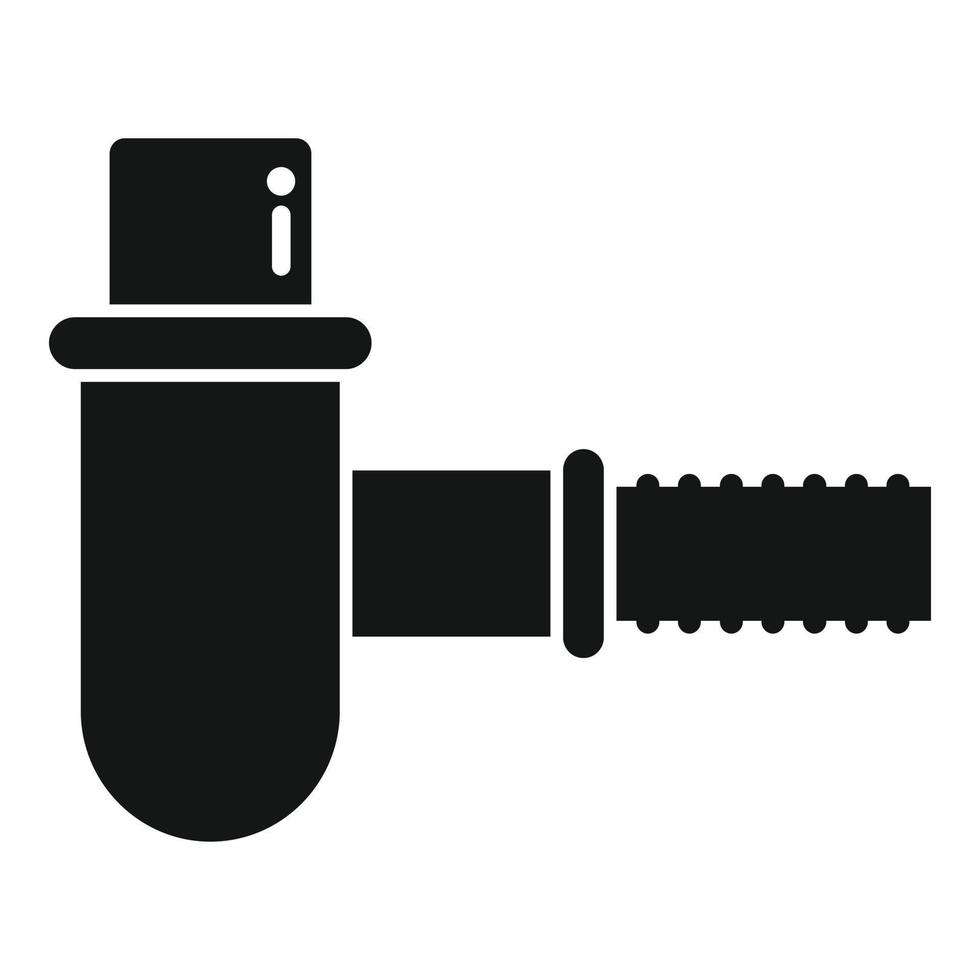 Service drain icon simple vector. Water pipeline vector
