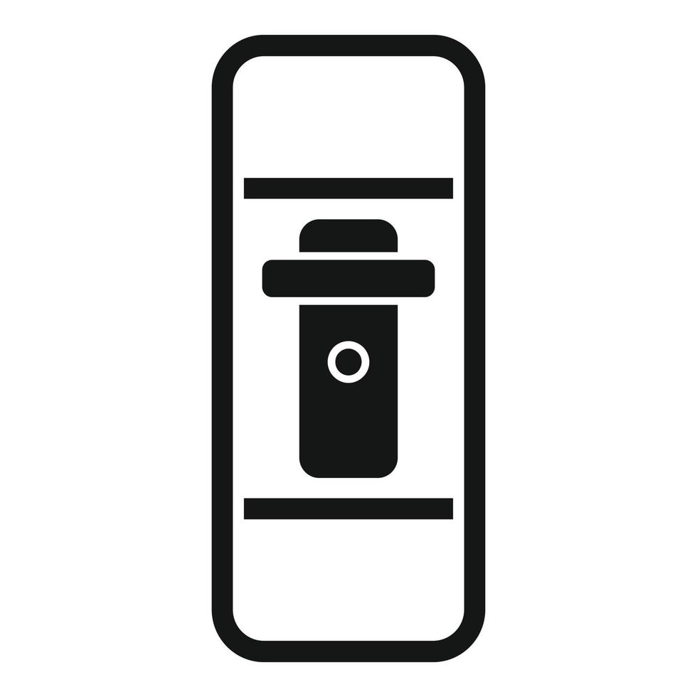 Fuse breaker icon simple vector. Switch panel vector