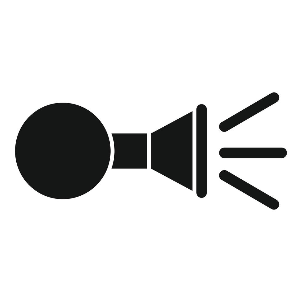 Car signal icon simple vector. Auto service vector