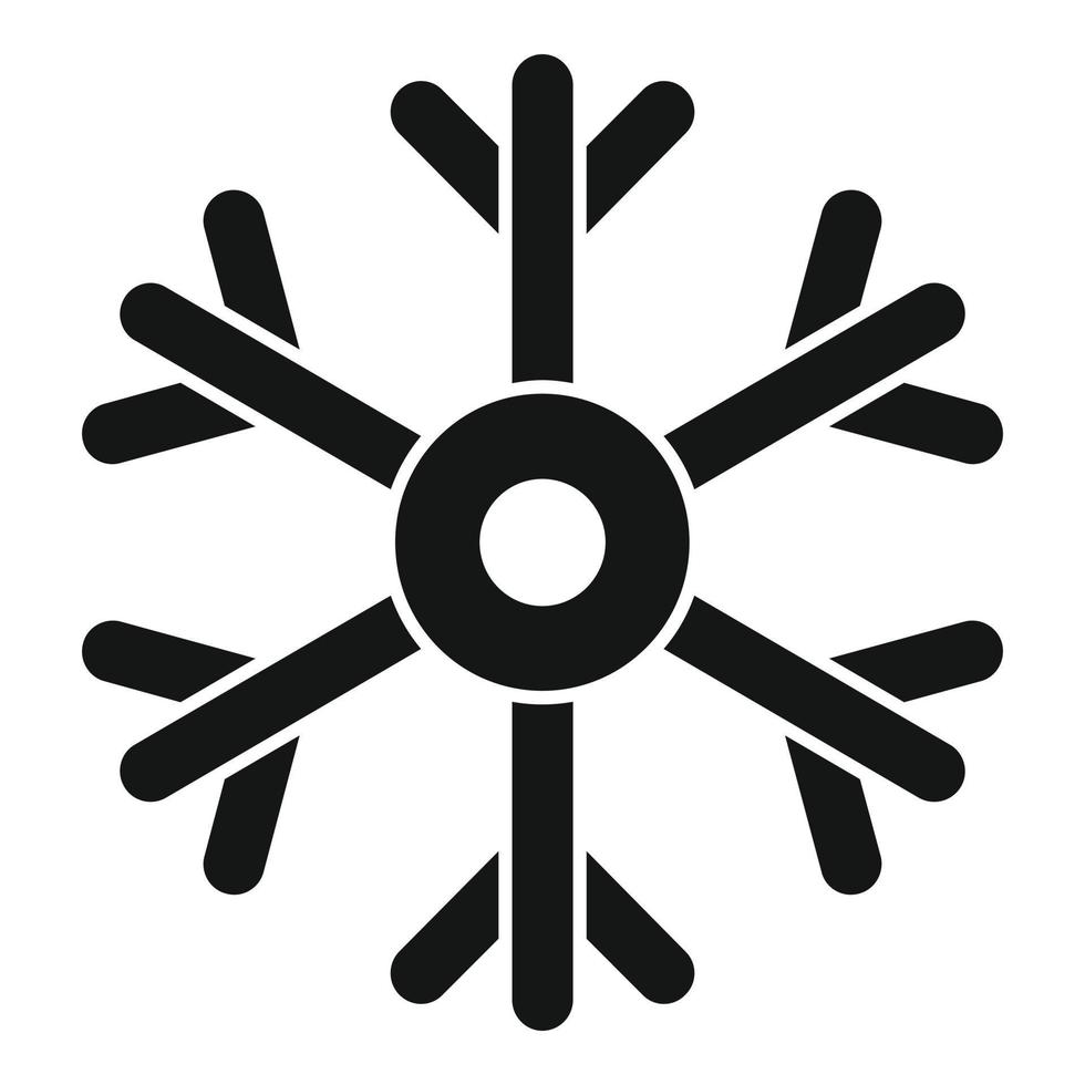 Winter car temperature icon simple vector. Auto mechanic vector