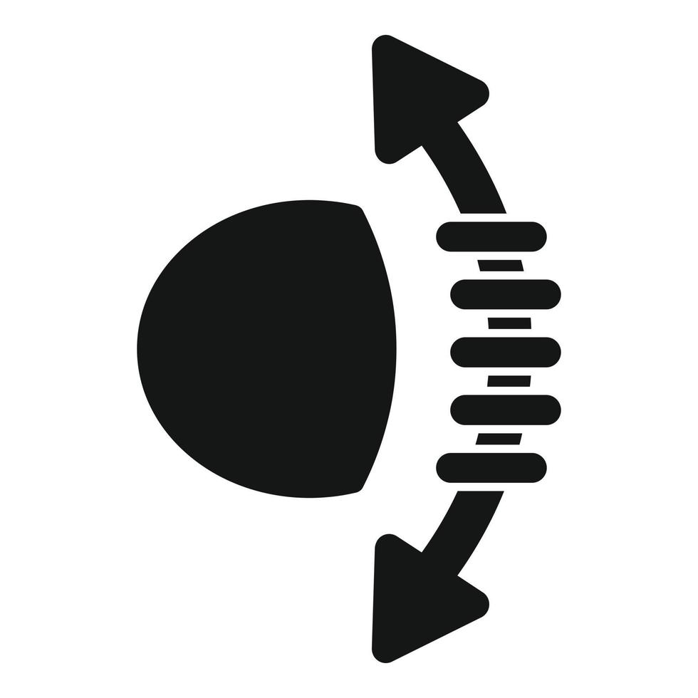 Headlight automatic icon simple vector. Car service vector
