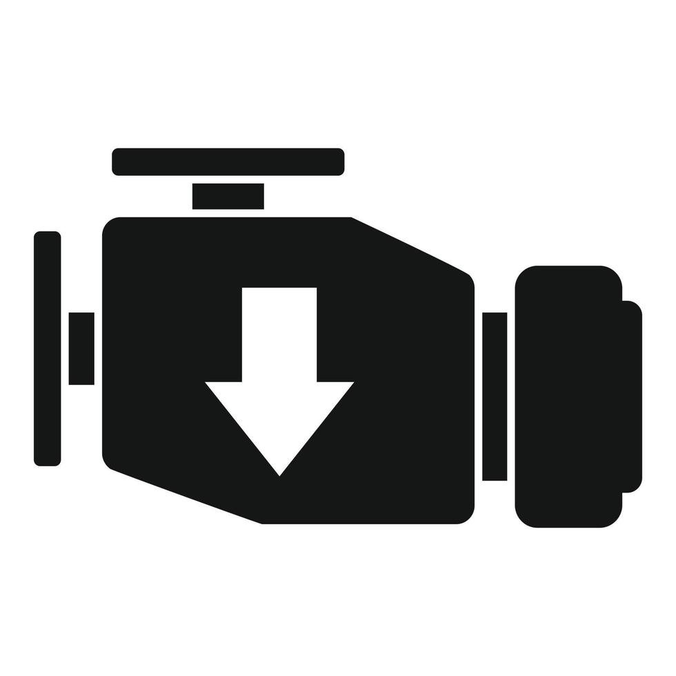 Check engine icon simple vector. Car auto vector