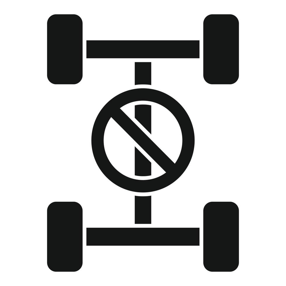 Car suspension service icon simple vector. Auto part vector