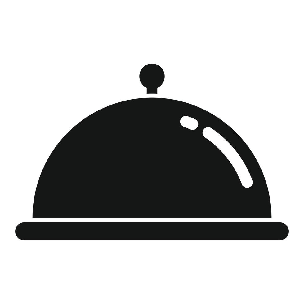 Airline food tray icon simple vector. Plane trolley vector