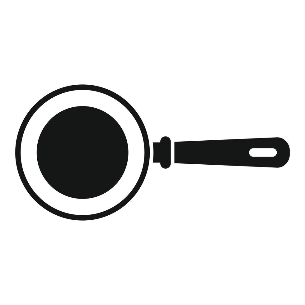 Cookware icon simple vector. Pan fry wok vector