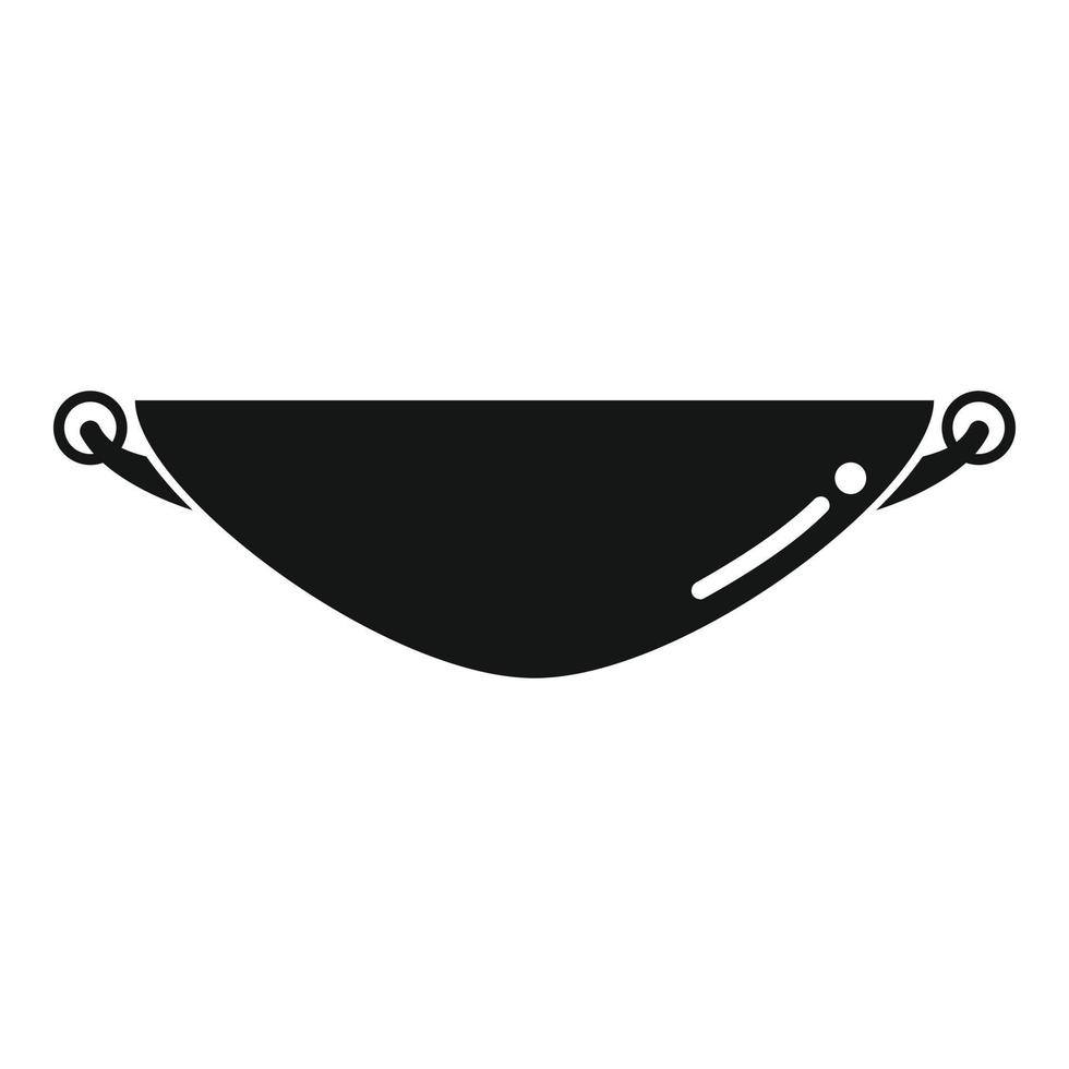 wok chino sartén icono vector simple. freír cocinar