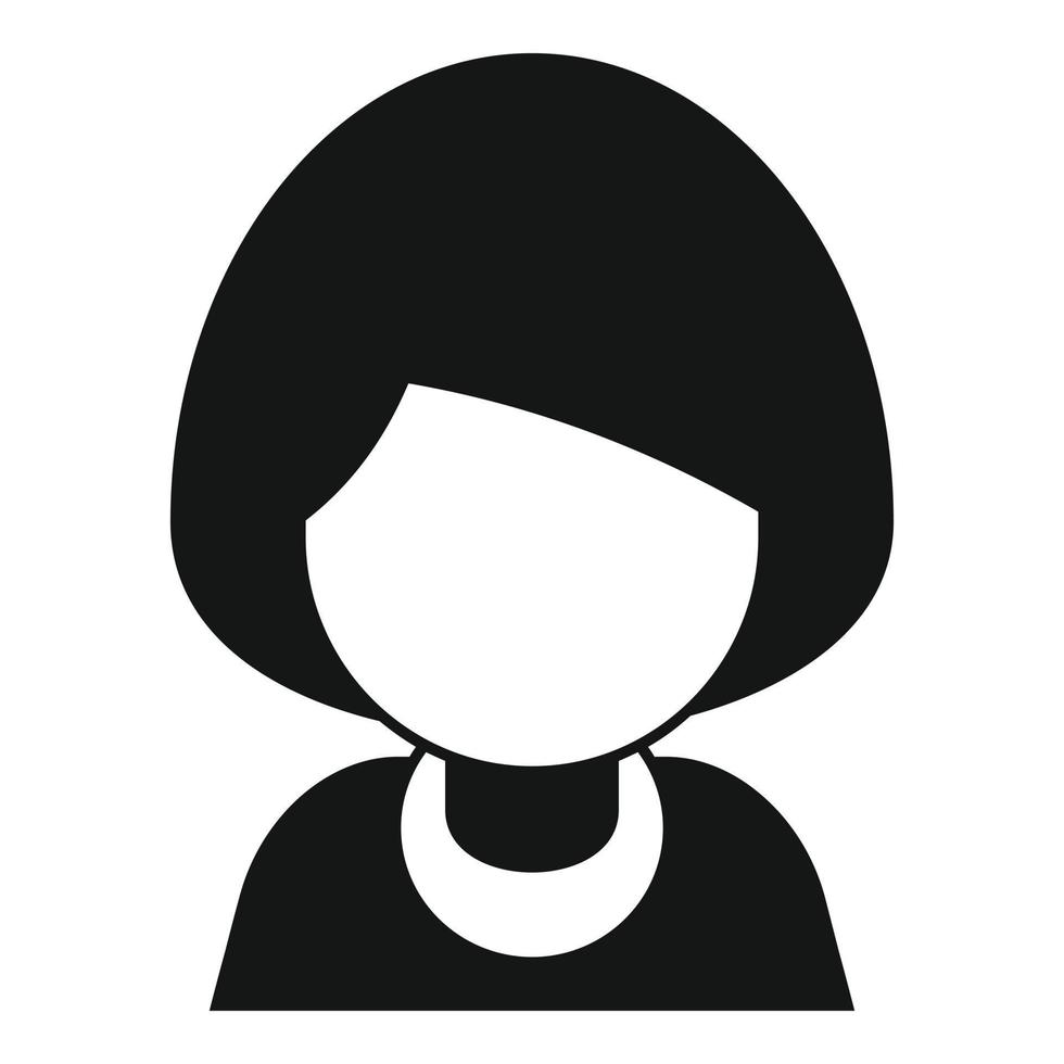 Adult woman icon simple vector. Old life vector