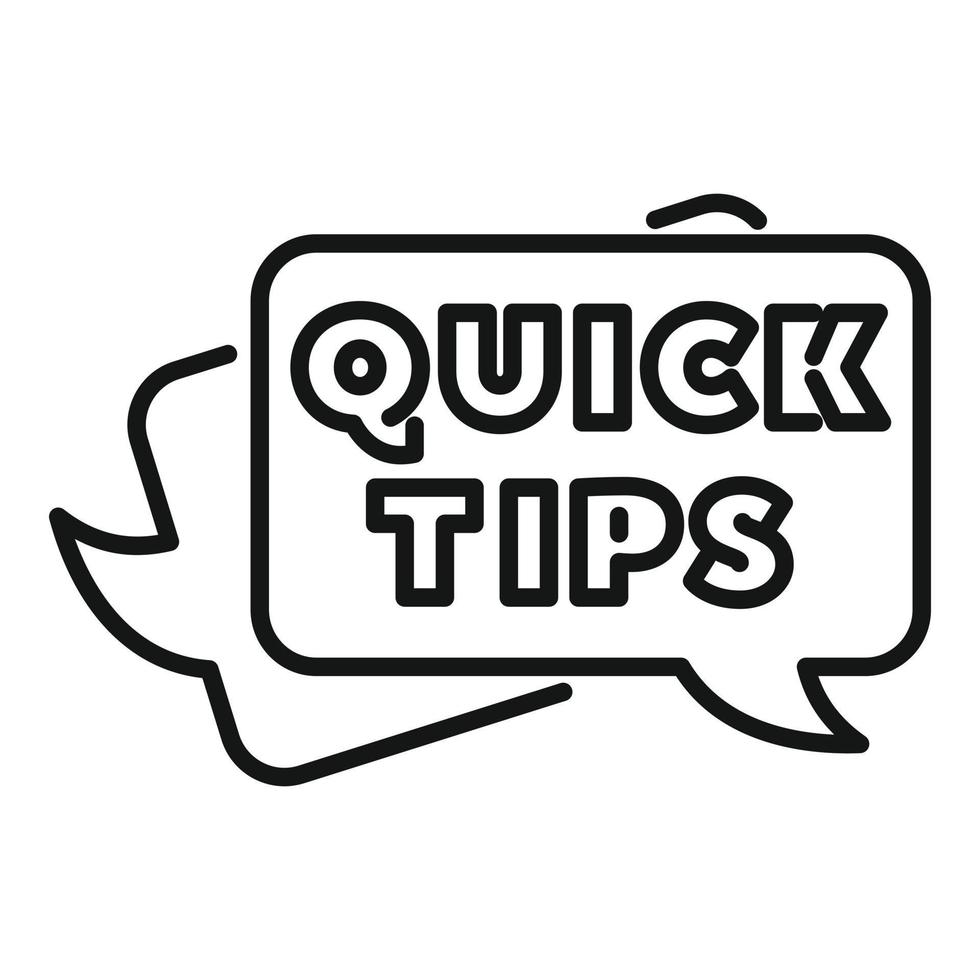 Light tip icon outline vector. Idea advice vector