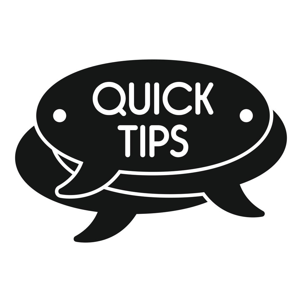 Quick suggestion icon simple vector. Advice idea vector