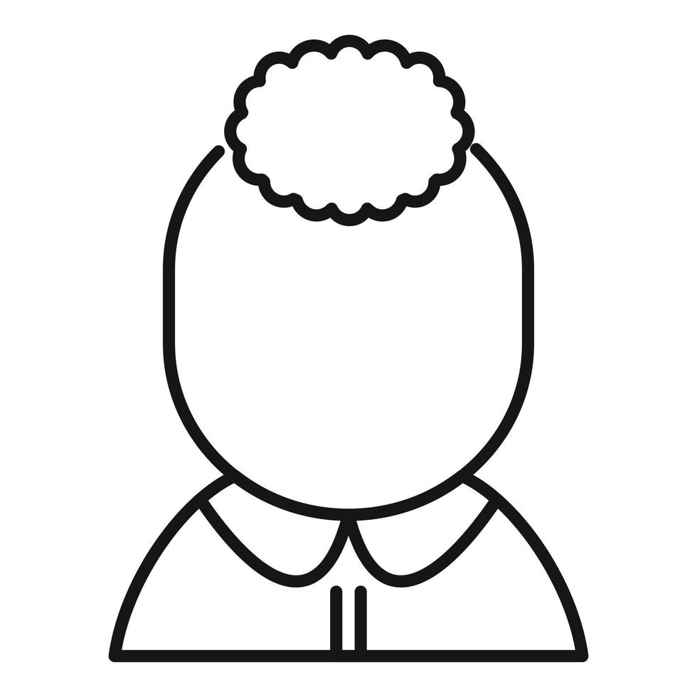 Kid generation icon outline vector. Child age vector