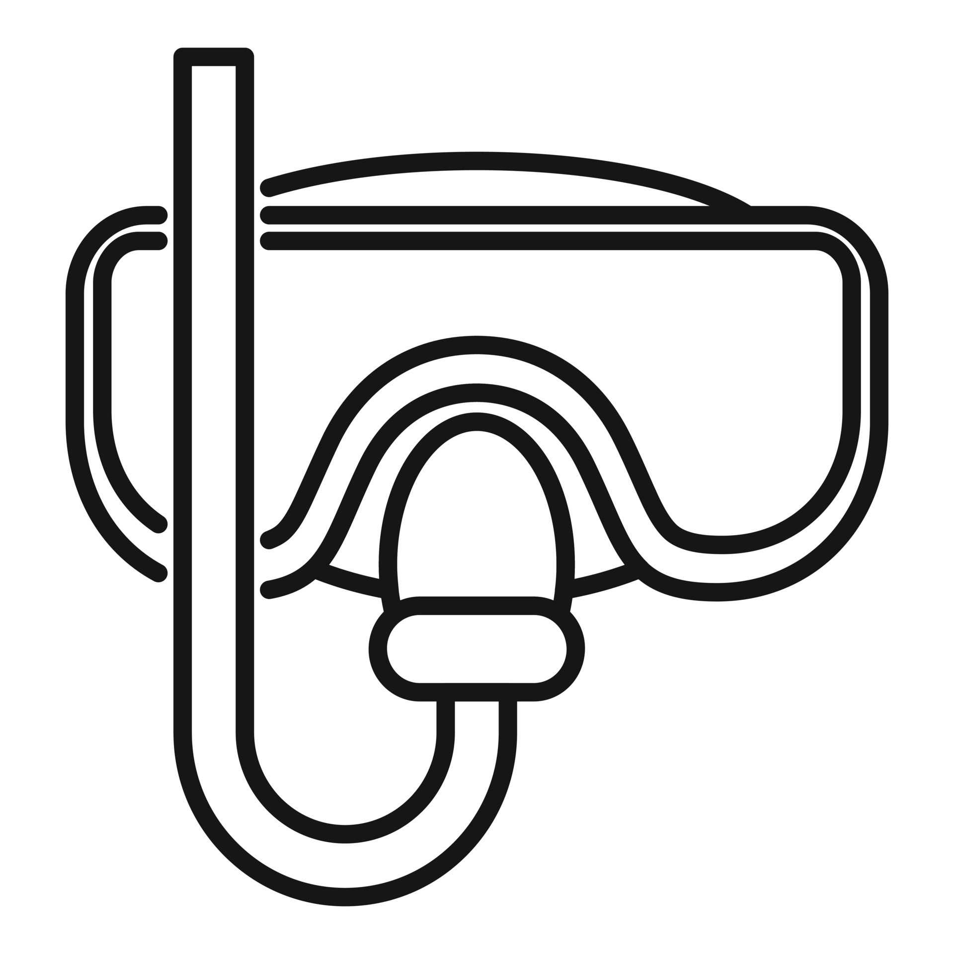 Diving mask icon outline vector. Active sport 15152423 Vector Art at