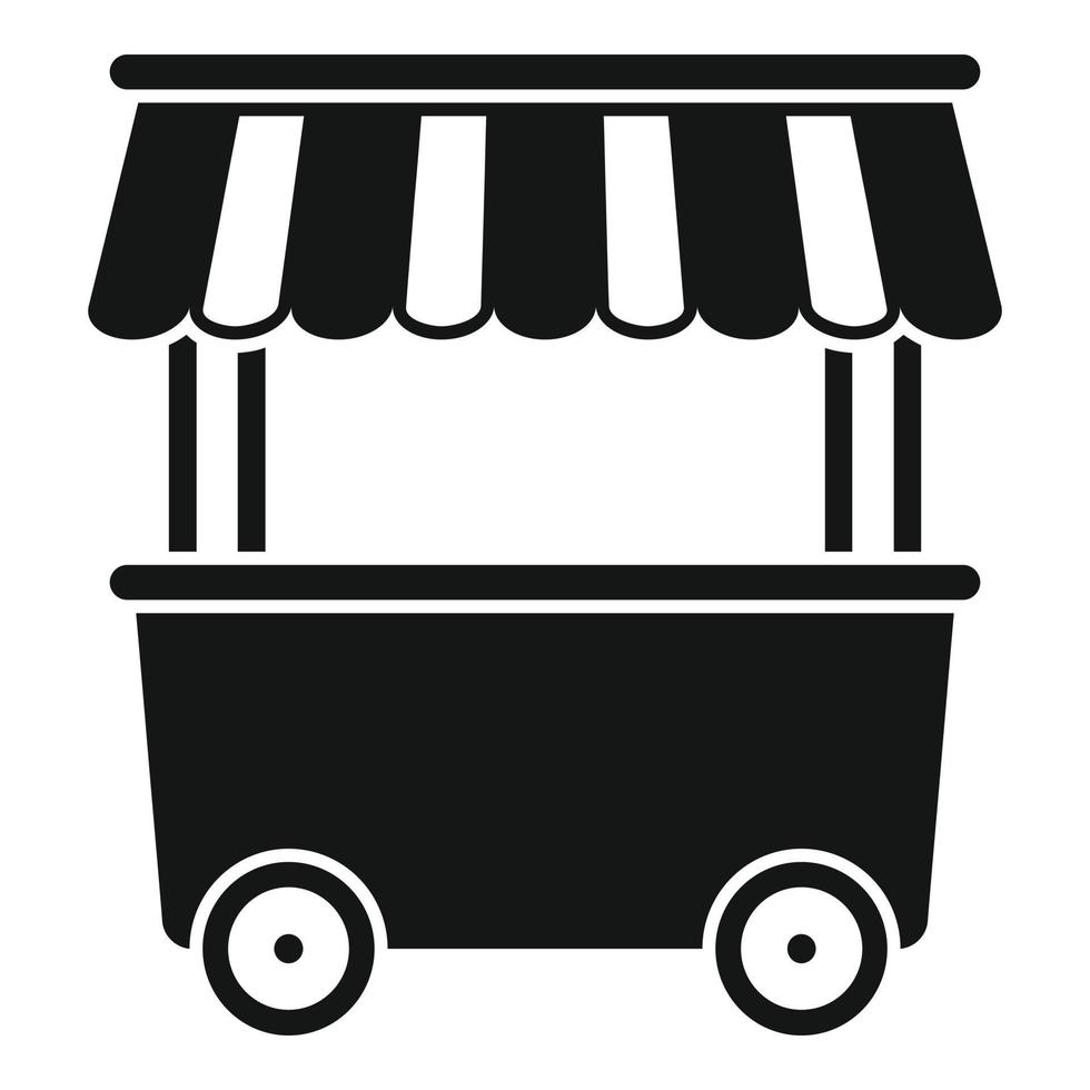 proveedor snack icono vector simple. tienda de mercado