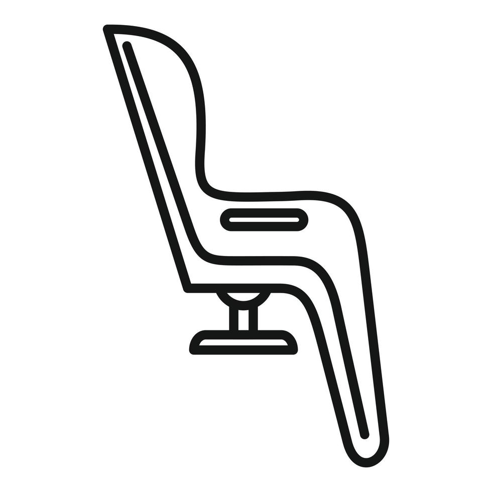 Parent baby seat icon outline vector. Child bike vector