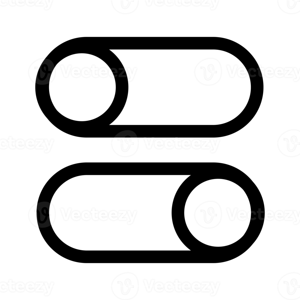 Switches icon design for web interfaces and applications png