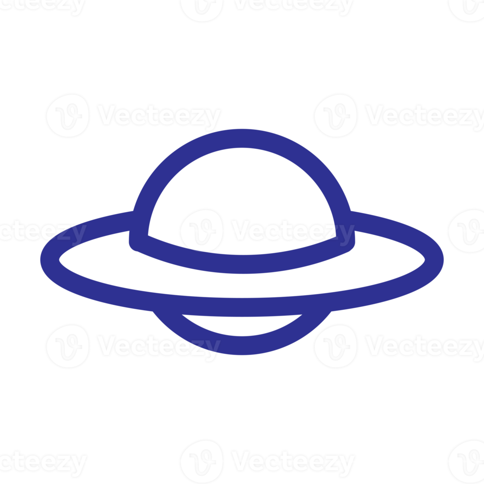 conception d'icône ovni pour le thème de l'élément de conception de l'espace png