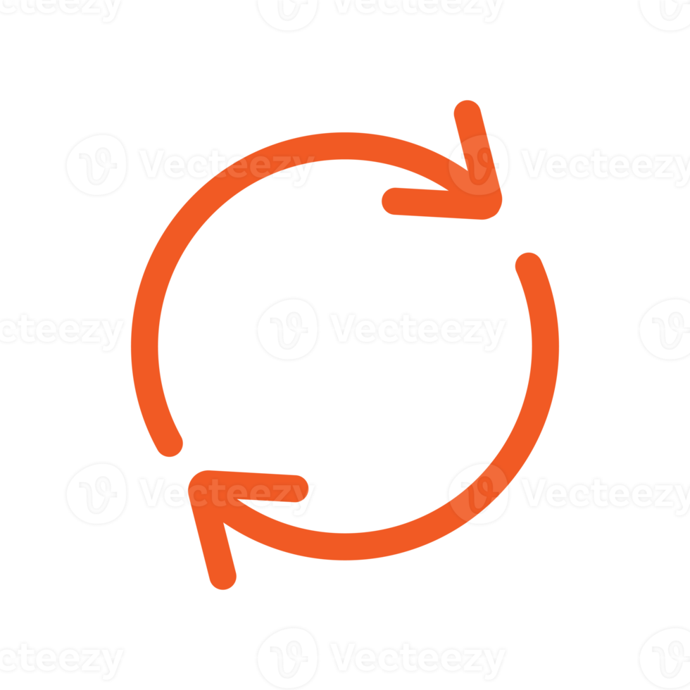 Synchronization icon design for web interfaces and applications png