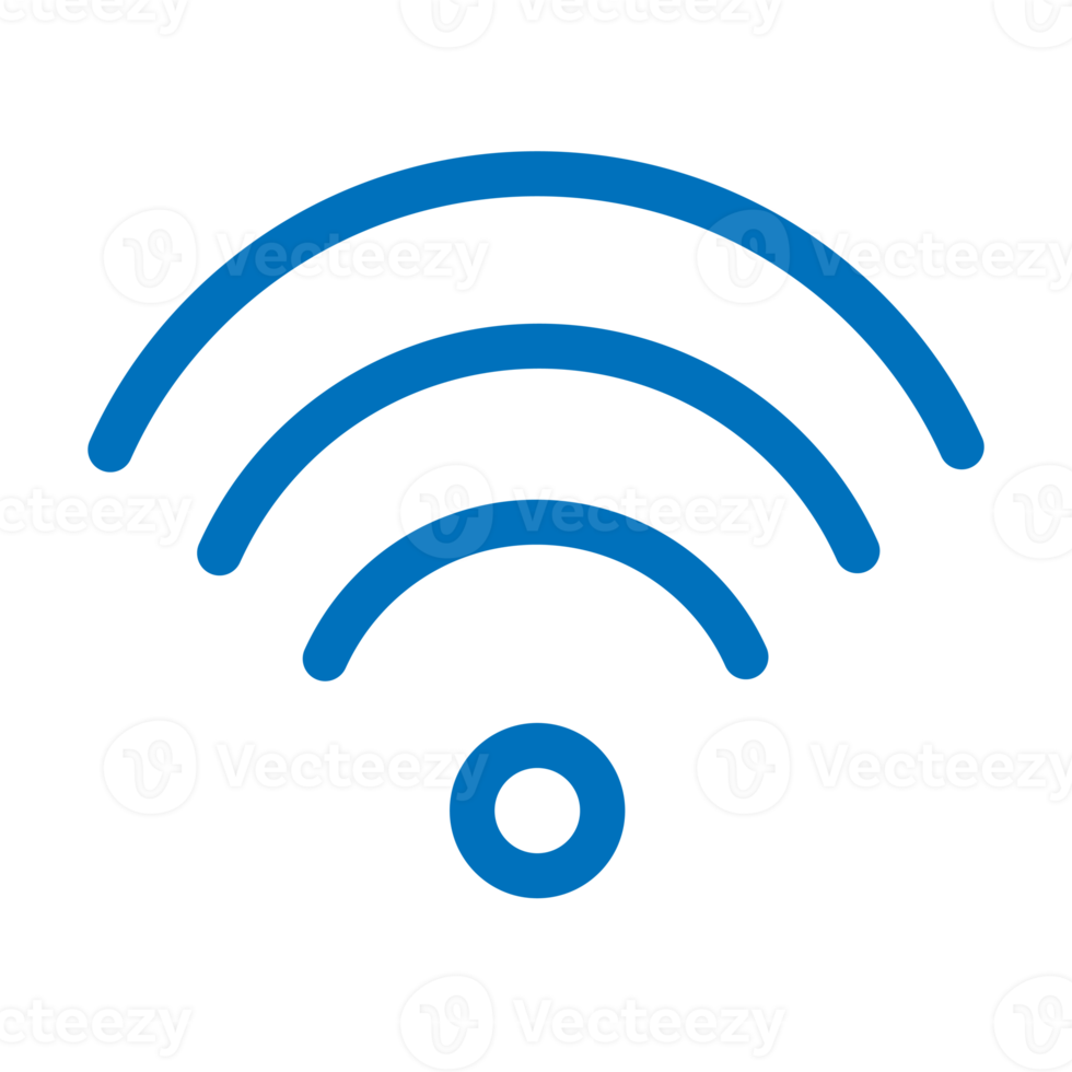 Wi-Fi connection icon design for web interfaces and applications png