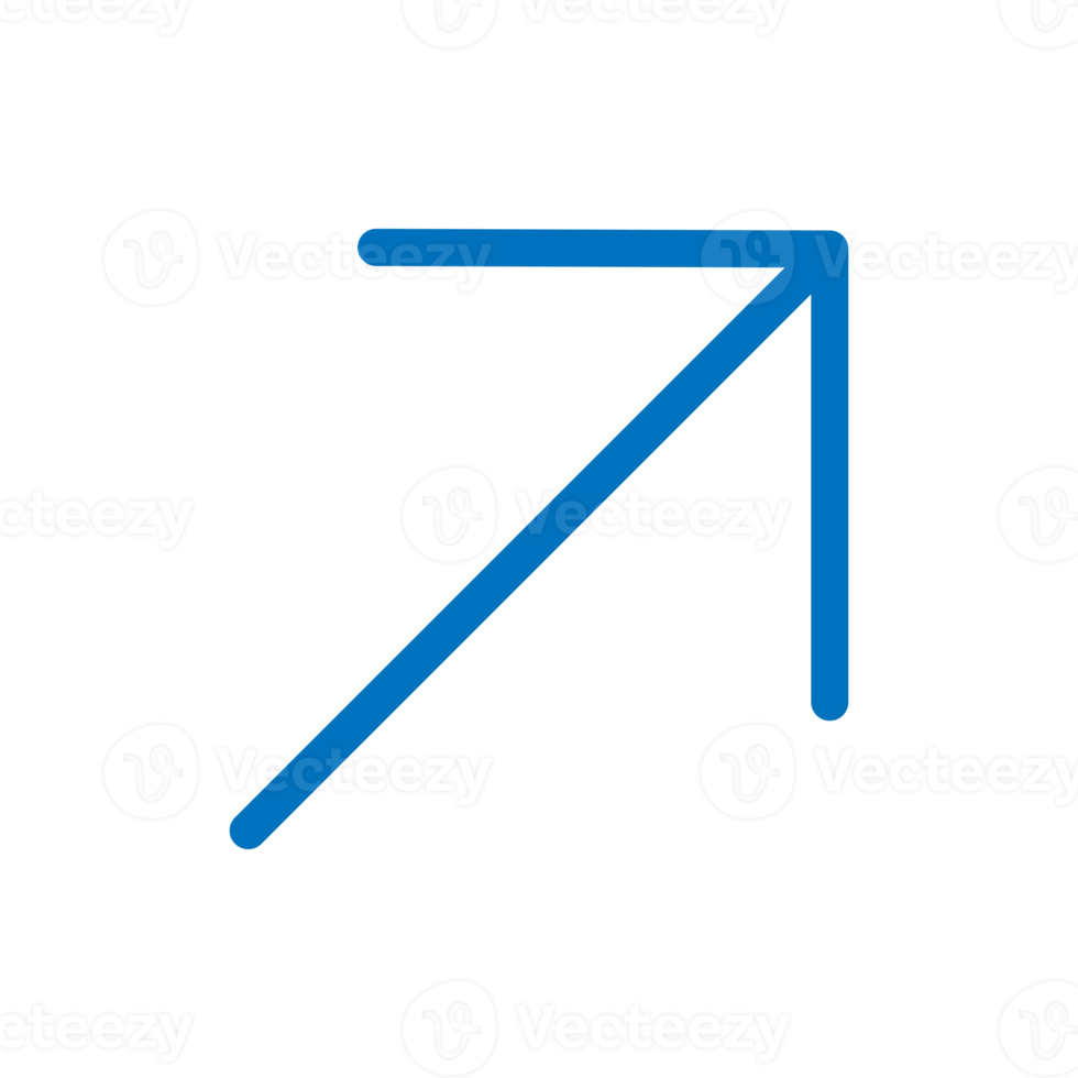 Slant arrow geometric line for modern and futuristic design element png