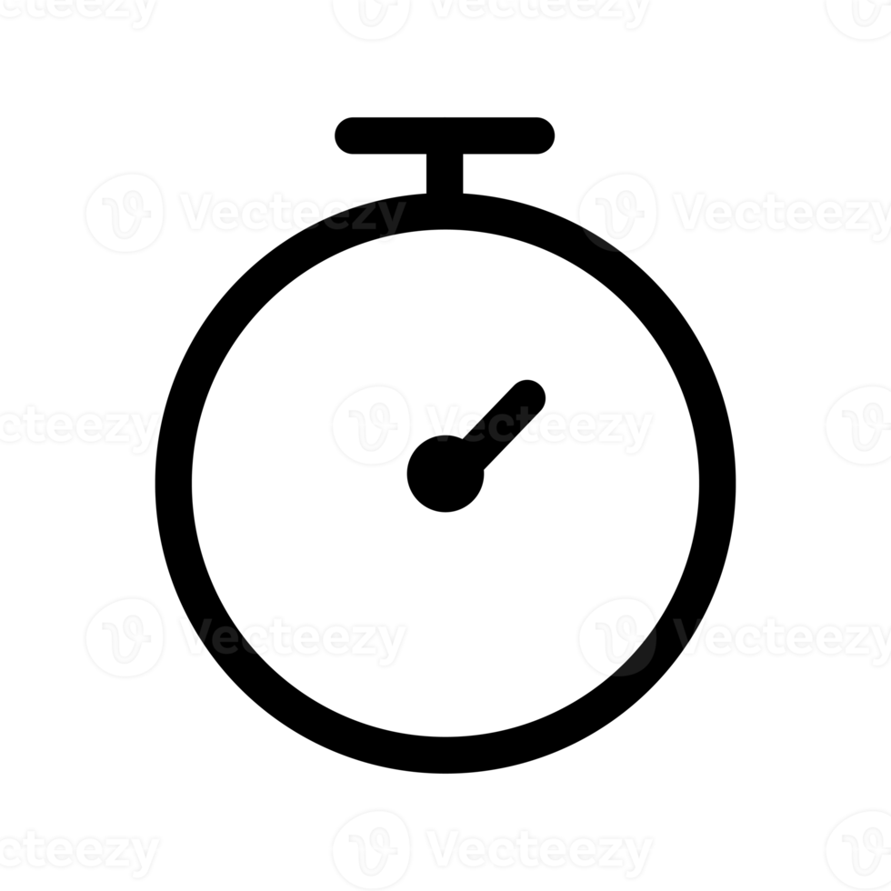 design de ícone de cronômetro para interfaces e aplicativos da web png