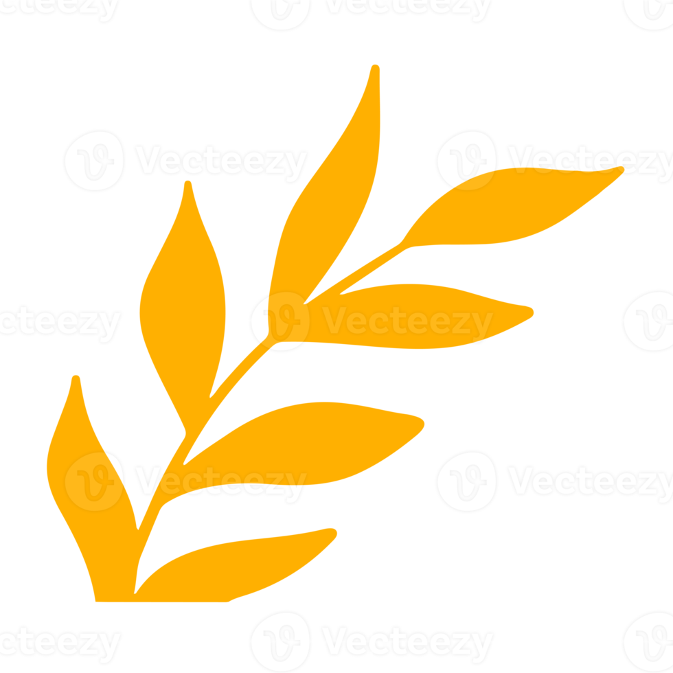 Cute leaf cartoon 15152986 png