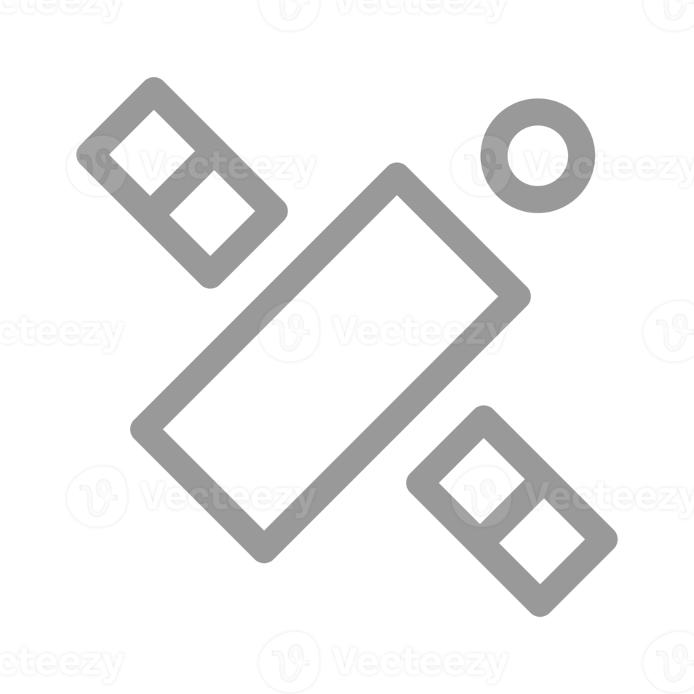 Satellite icon design for space design element theme png