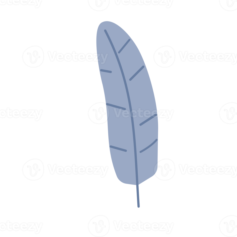 feuille de bananier dans un design d'illustration à la mode png