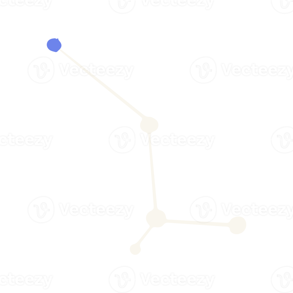 stjärna konstellation linje konst illustration png