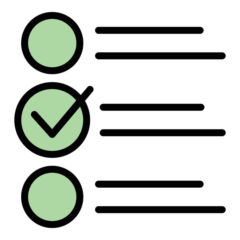 Passenger checklist icon color outline vector 15153610 Vector Art at ...