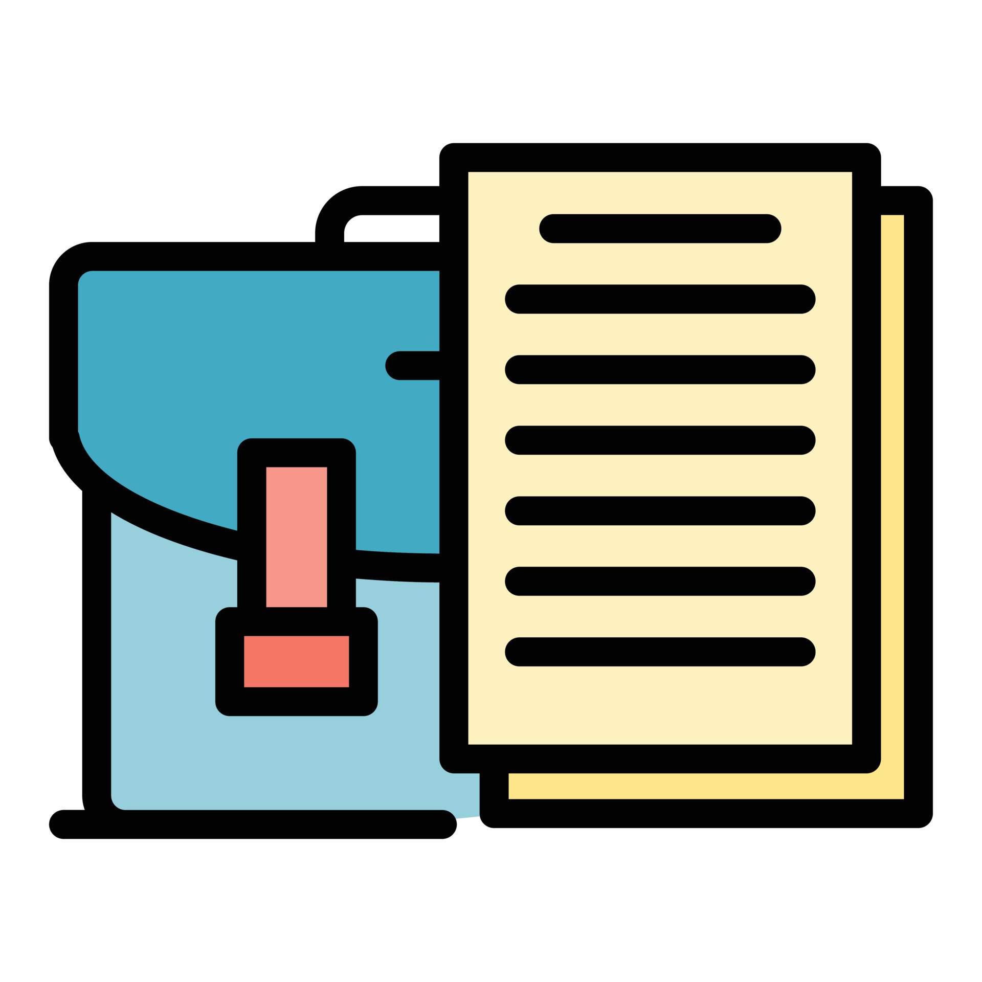 Lawyer suitcase icon color outline vector 15153944 Vector Art at Vecteezy