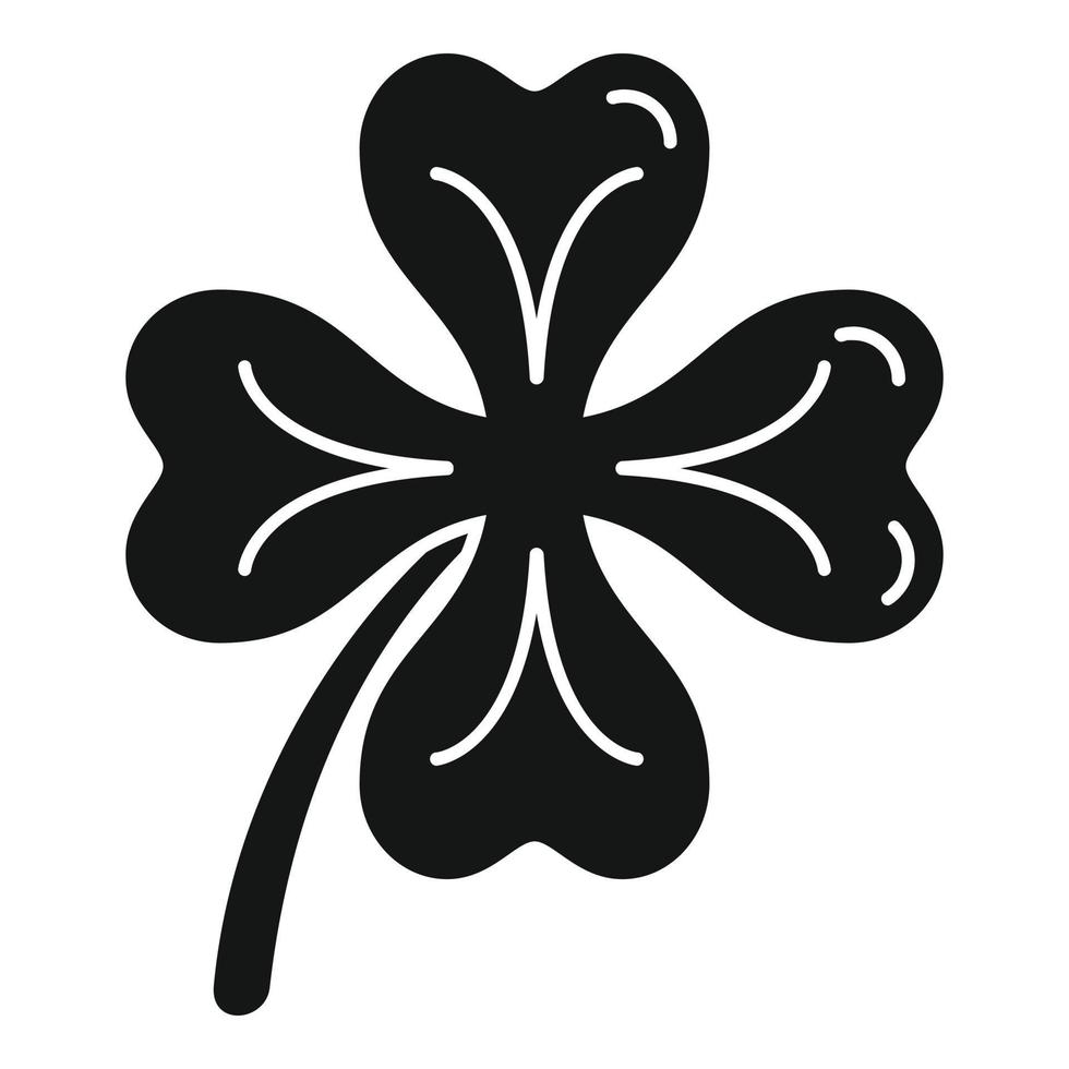 Ireland day clover icon simple vector. Irish luck vector