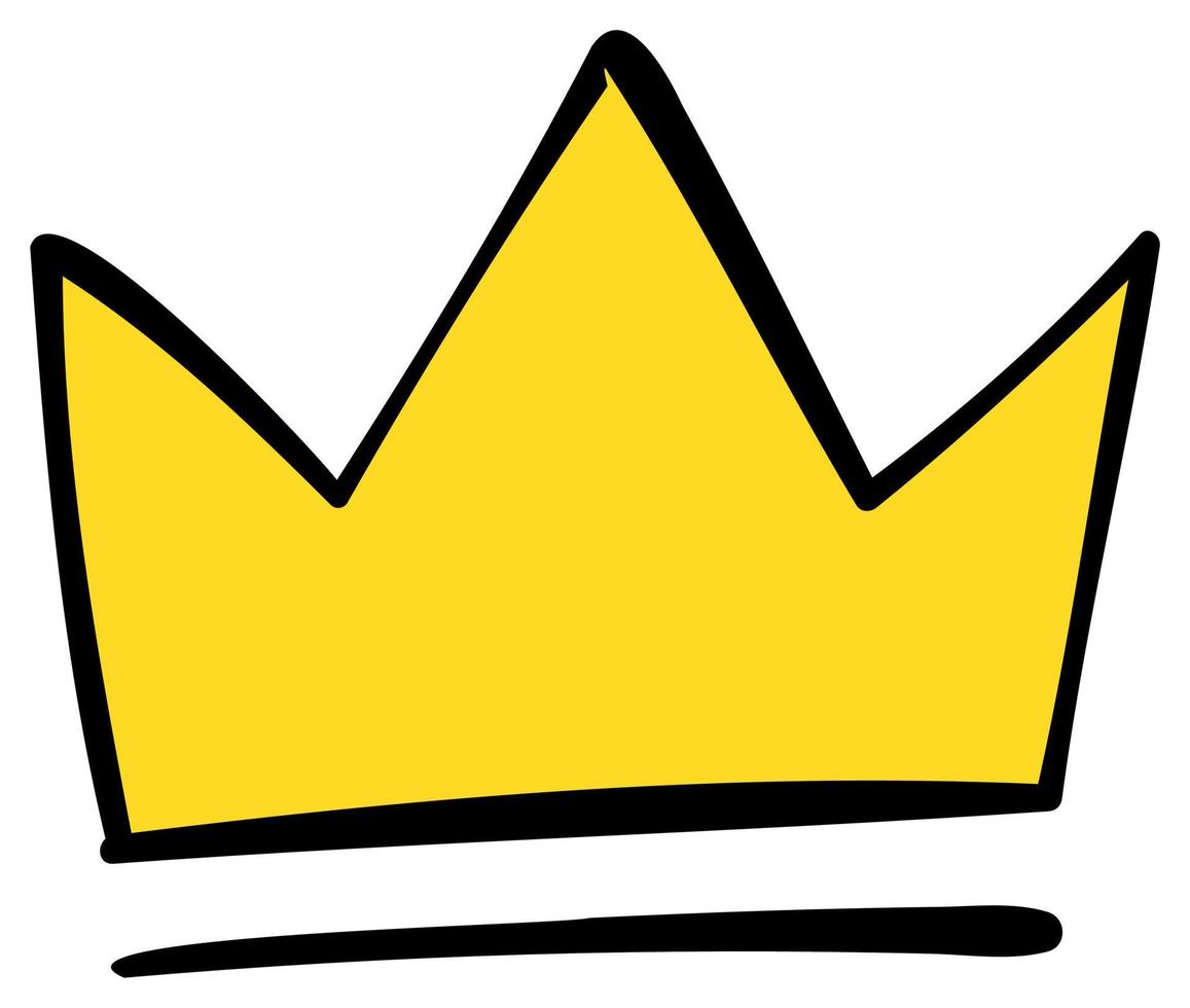 Colorful Cute Crown Sticker Vector Illustration 15154157 Vector Art at