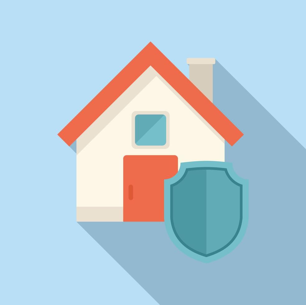 House seller icon flat vector. Service support vector