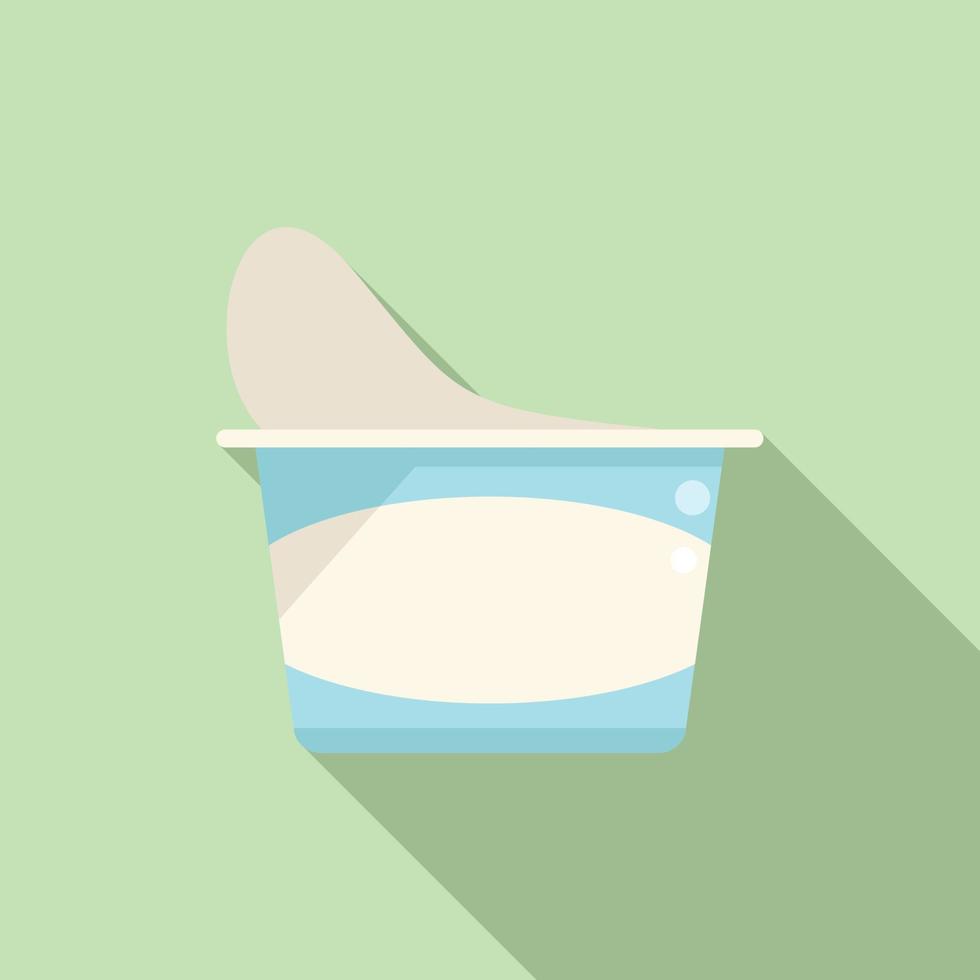 Biodegradable plastic icon flat vector. Eco recycle vector