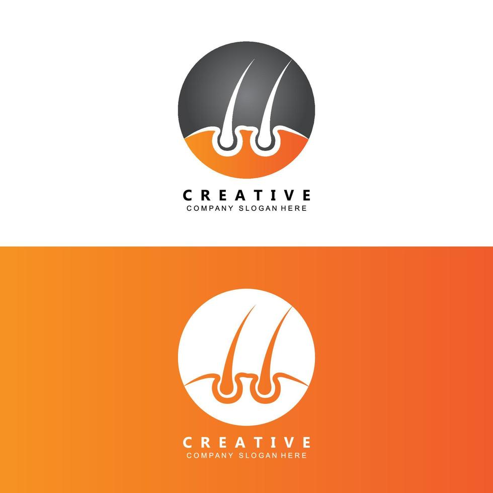 hair care logo vector icon skin health illustration design concept ...