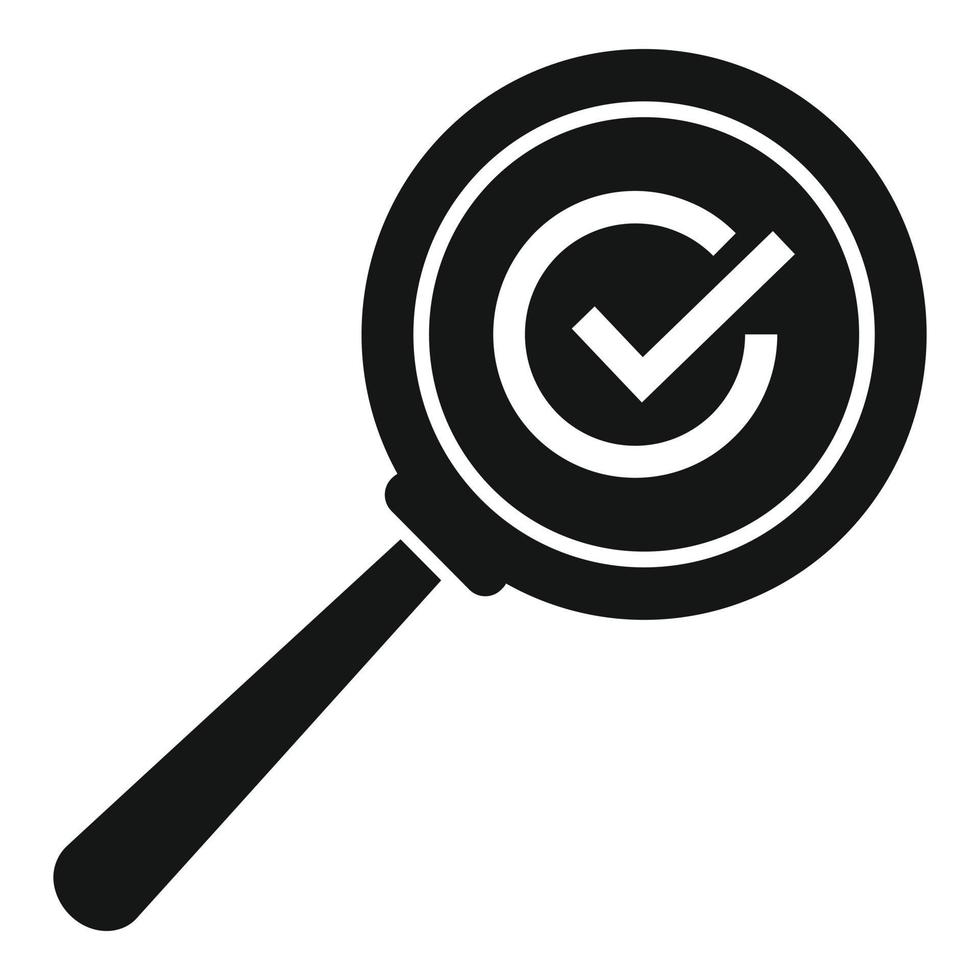 Search magnifier icon simple vector. Expert quality vector