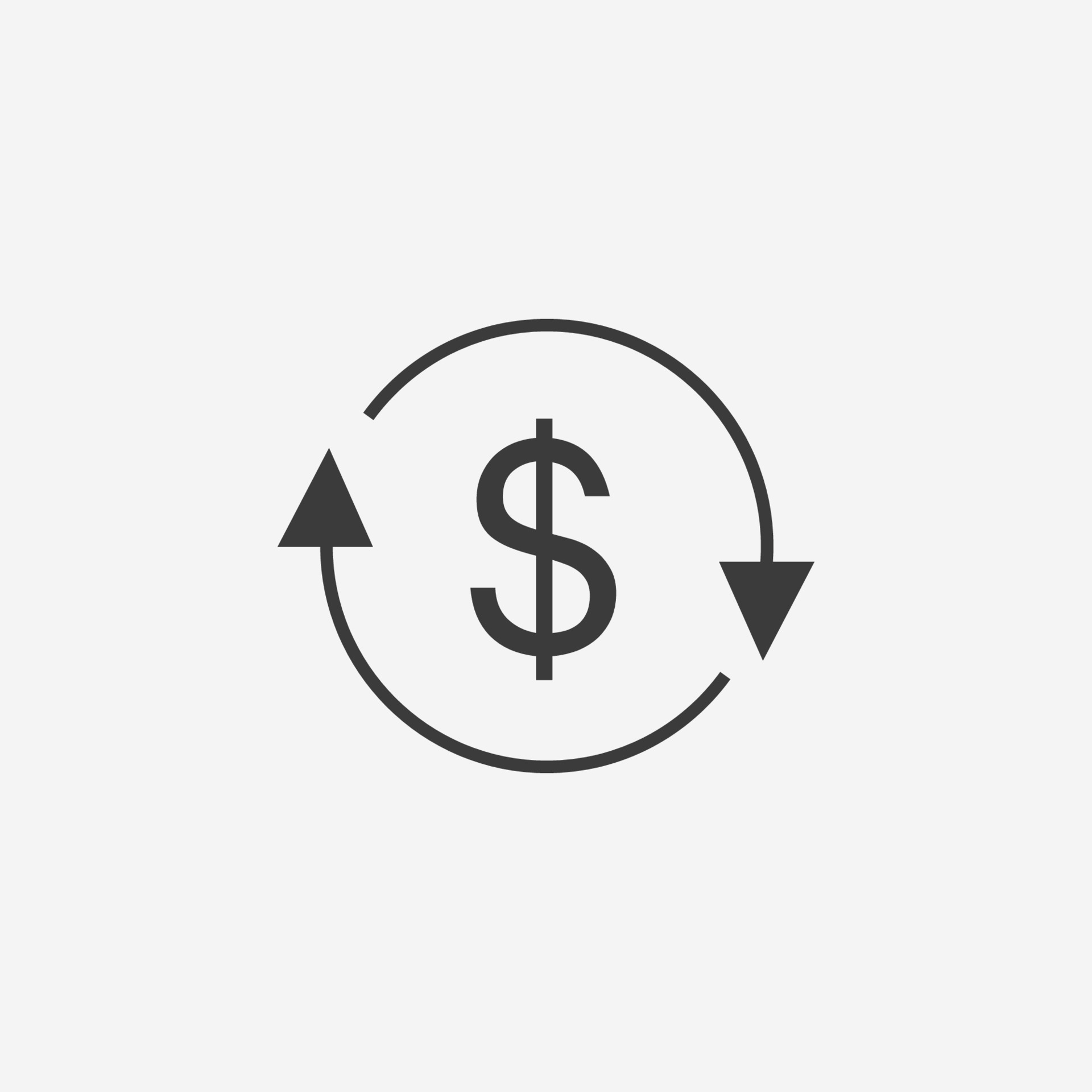 Money Dollar In Circle Arrow Icon Vector Currency Cash Bank money-dollar-in-circle-arrow-icon-vector-currency-cash-bank