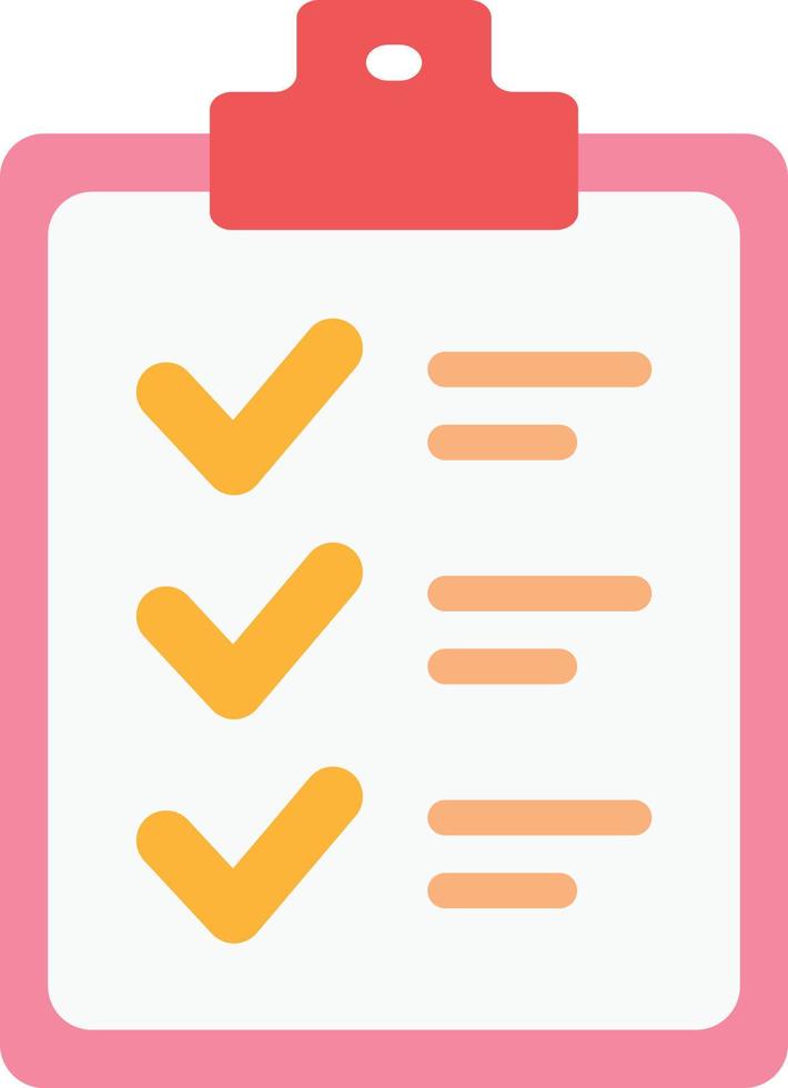 checklist order list vector