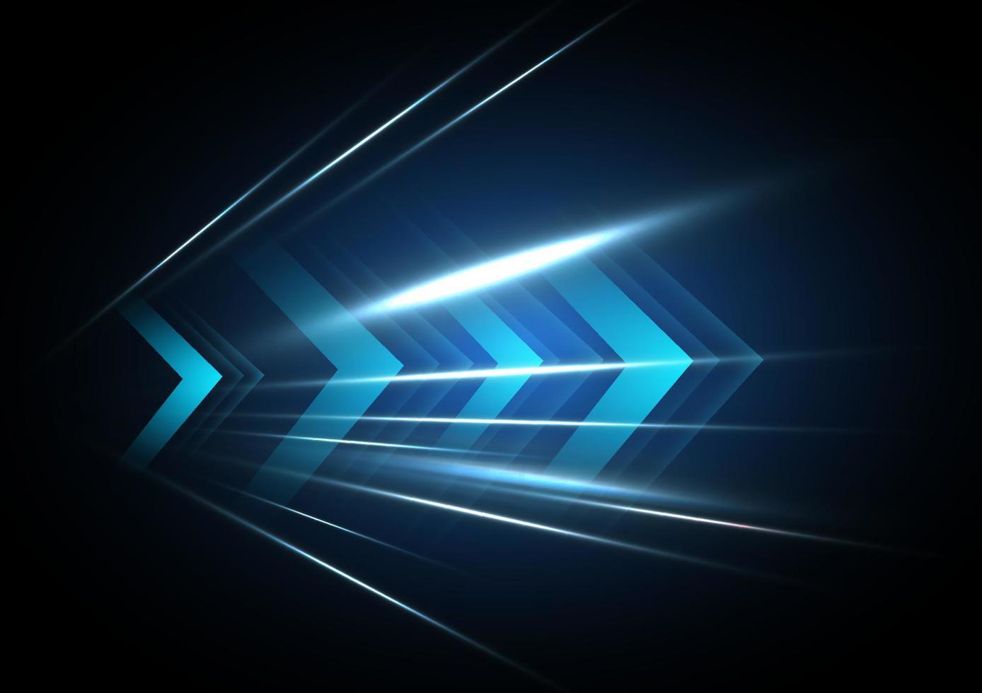 blue technology lights digital background vector illustration