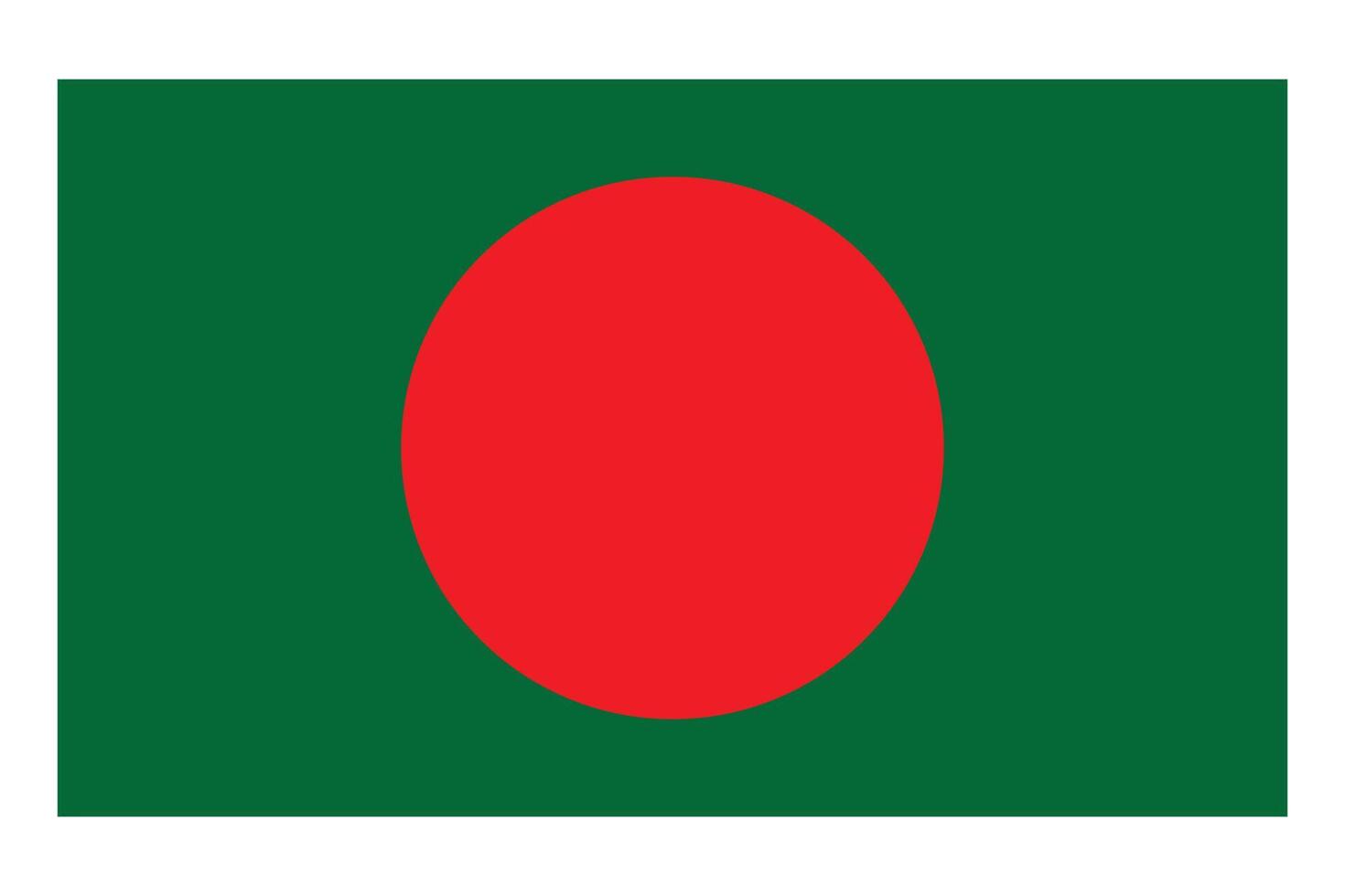 diseño de la bandera nacional de bangladesh para el día del vector de bangladeshi