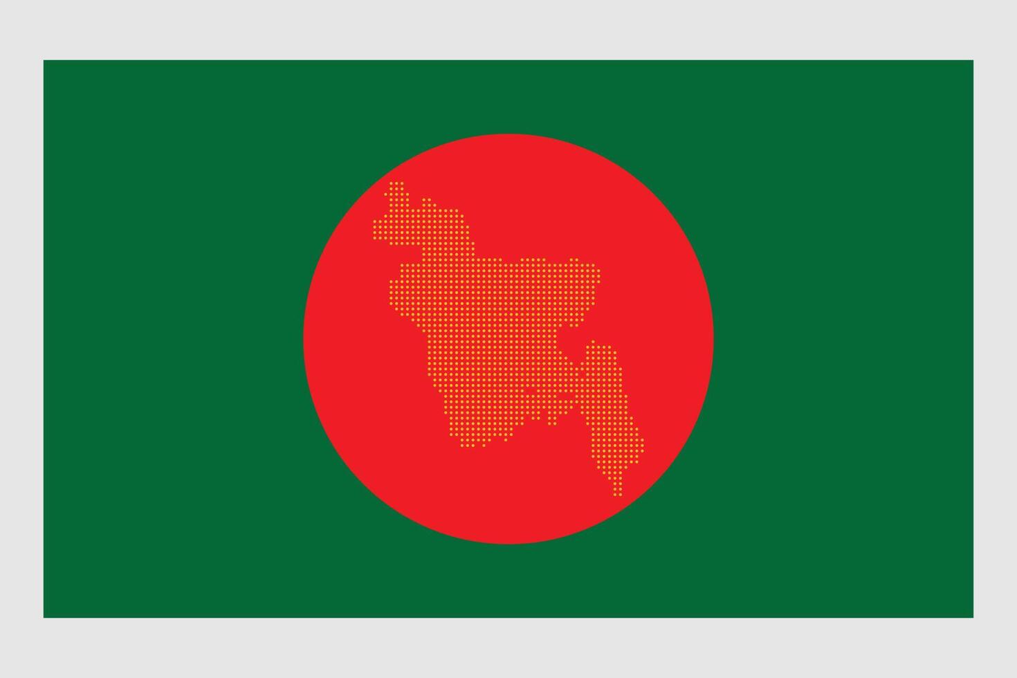 Bangladeshi national flag design for bangladeshi vectory day vector