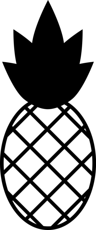 Pineapple, vector icon.