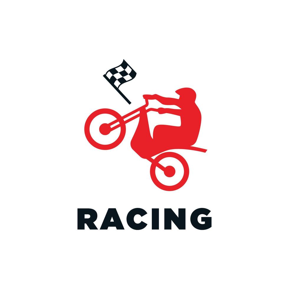motocross icon for the racing game category vector